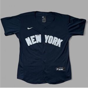 Nike New York Yankees Number 48 Authentic Stitched Navy Baseball Jersey Size 36